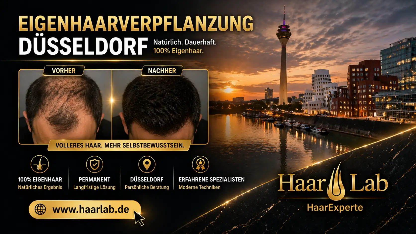 Eigenhaarverpflanzung Düsseldorf: Methoden & Kosten 2026