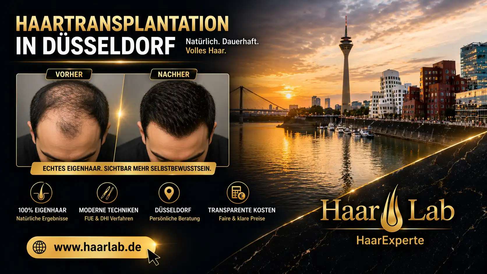 Haartransplantation in Düsseldorf | Experten & Methoden 2026