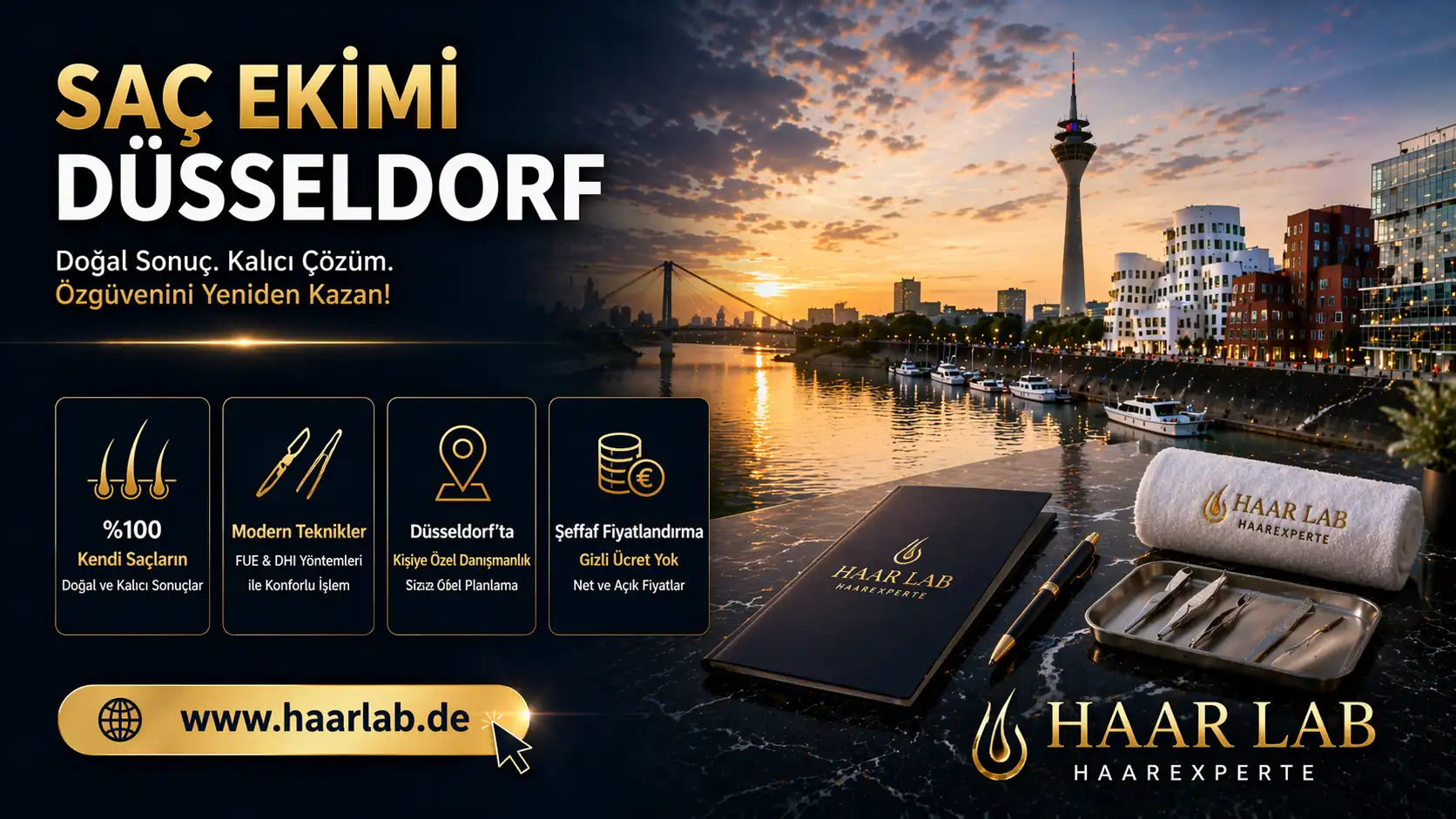 Saç Ekimi Düsseldorf | HaarLab ile Doğal Sonuçlar 2026