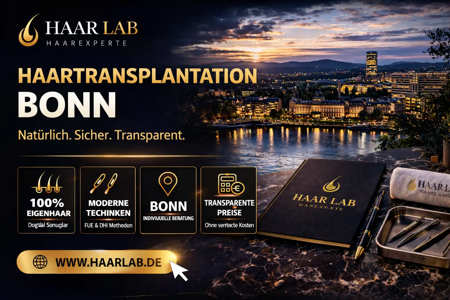 Haartransplantation Bonn – Methoden & Kosten 2026